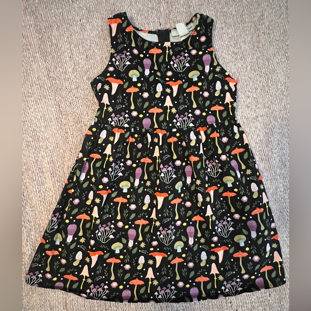 EUC Girls Eva Rose Mushroom Dress